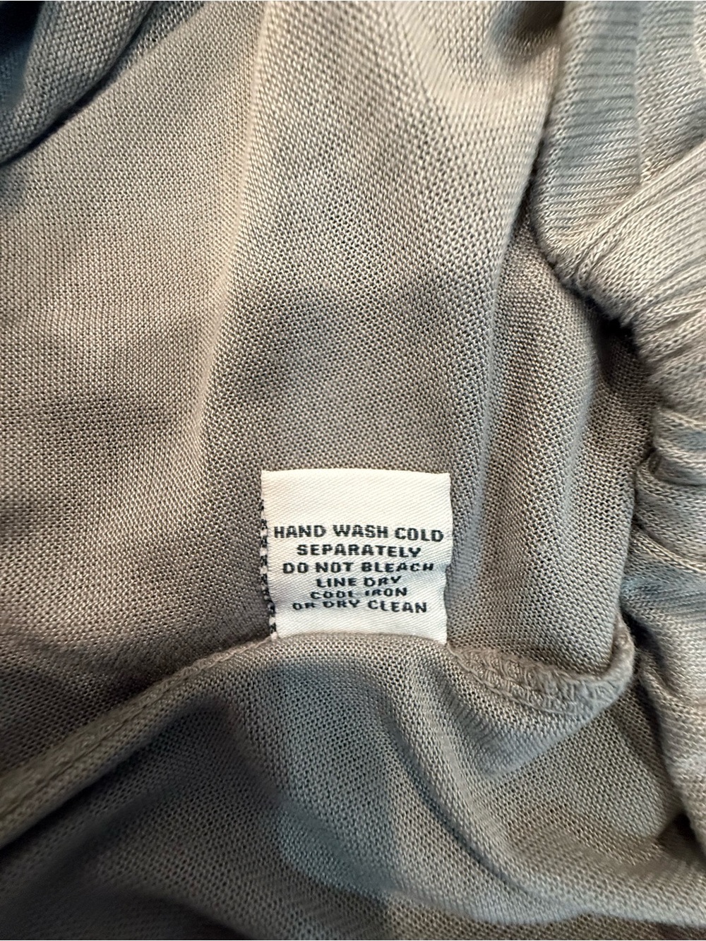 Belle France wide leg Silky Pants in Light Gray - Picture 8 of 12